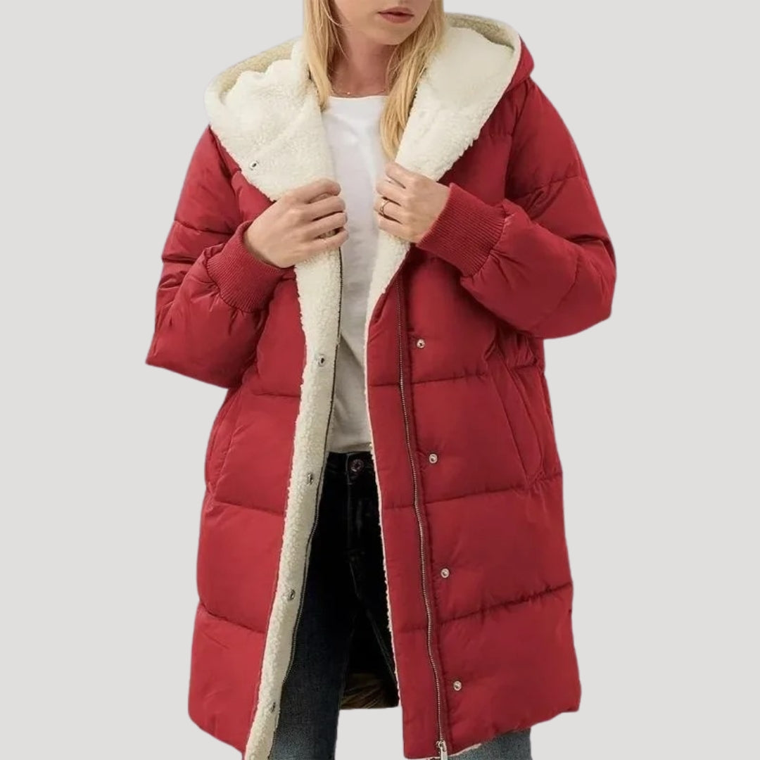 Isabella | Winter Hooded Puffer Coat For Women