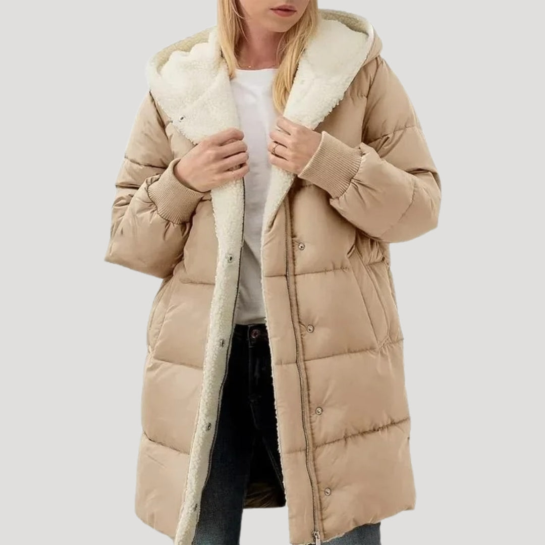 Isabella | Winter Hooded Puffer Coat For Women