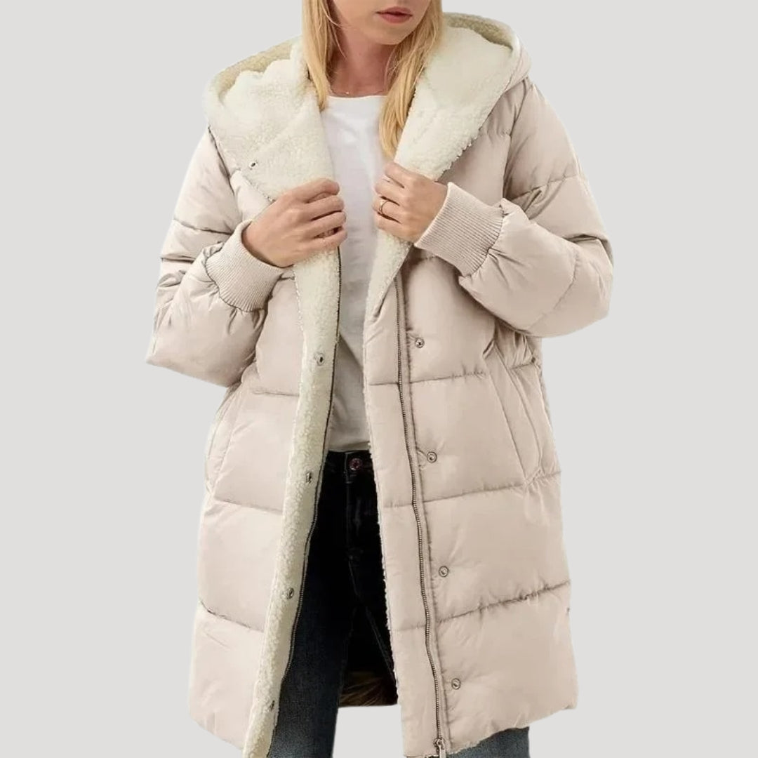 Isabella | Winter Hooded Puffer Coat For Women