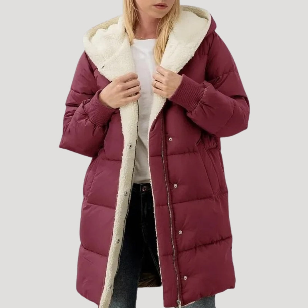 Isabella | Winter Hooded Puffer Coat For Women