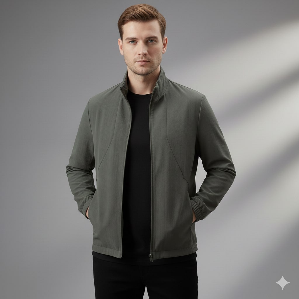 Marco Men’s Lightweight Windbreaker Jacket – Feather-Light Shell Rain Jacket