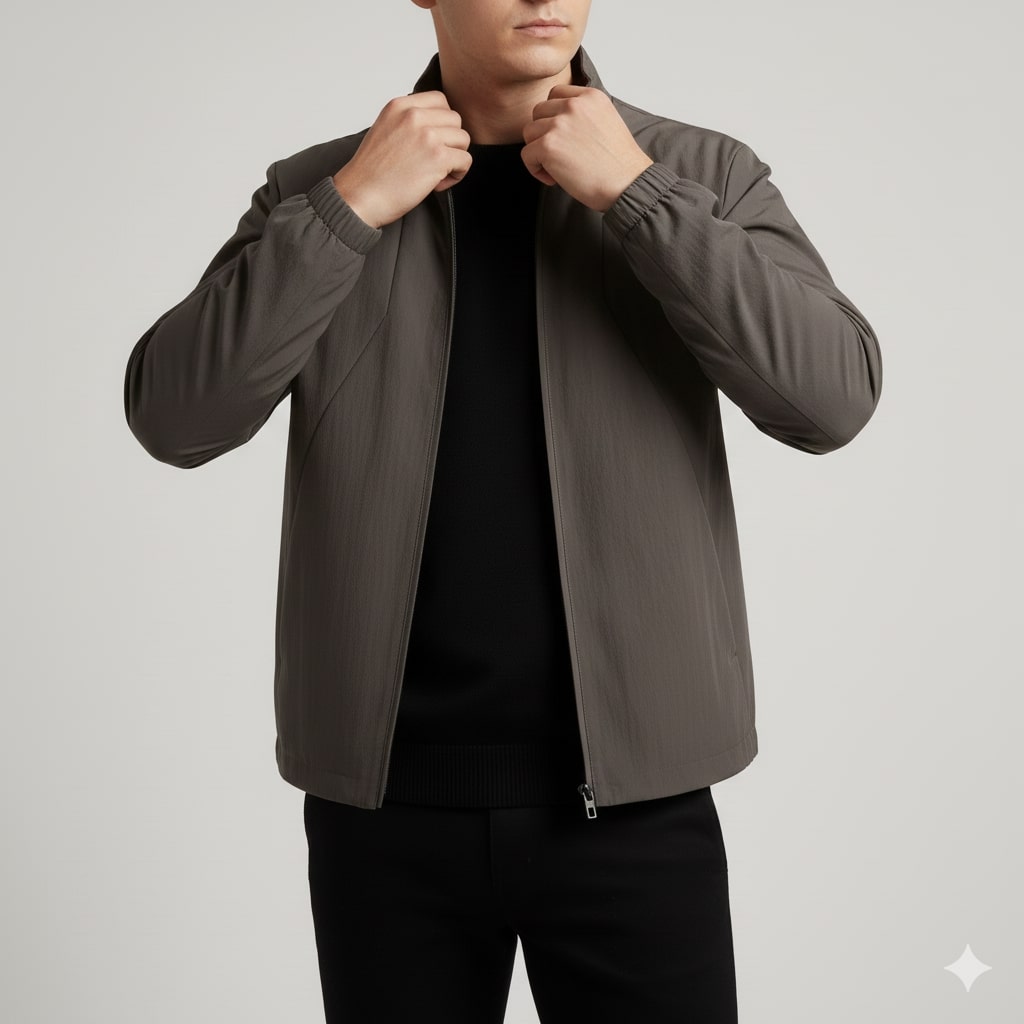 Marco Men’s Lightweight Windbreaker Jacket – Feather-Light Shell Rain Jacket