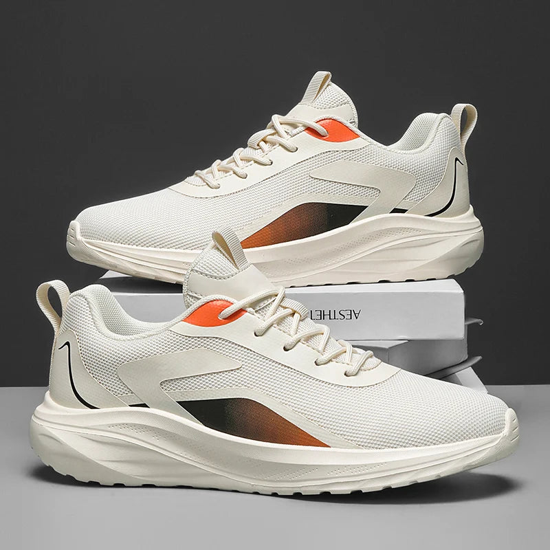 Petar Men’s Running Sneakers – Breathable Mesh Knit Sneaker with Ultra-Light Cushioning