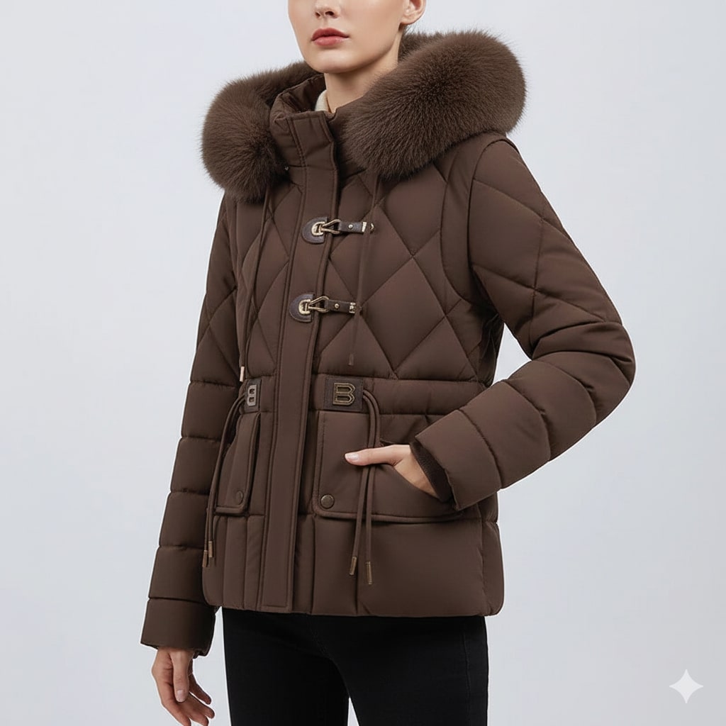 Isla Women's Puffer Jacket – Insulated Thermal Quilted Winter Jacket