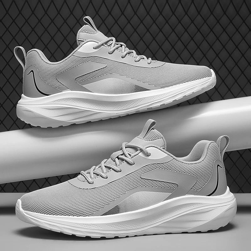 Petar Men’s Running Sneakers – Breathable Mesh Knit Sneaker with Ultra-Light Cushioning