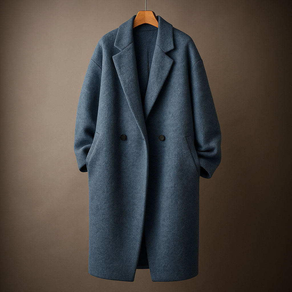 Miriam Women’s Wool Overcoat – Double-Breasted Winter Coat