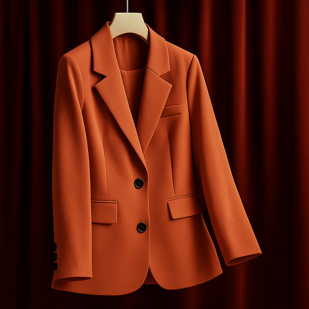 Phoebe Women’s Tailored Blazer – Structured Woven Jacket for Polished Outfits