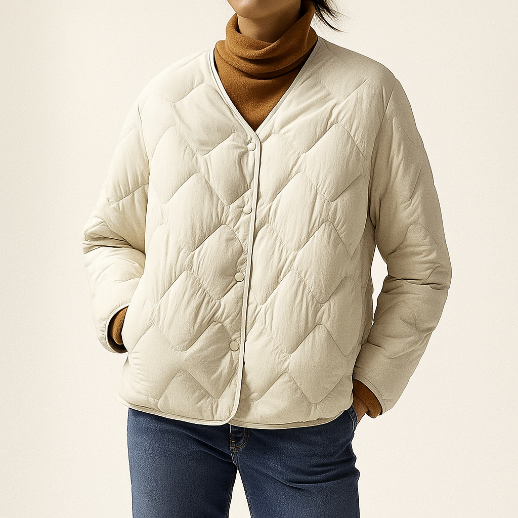 Juliette Women’s Quilted Down Jacket – Lightweight Warmth for Cold Weather