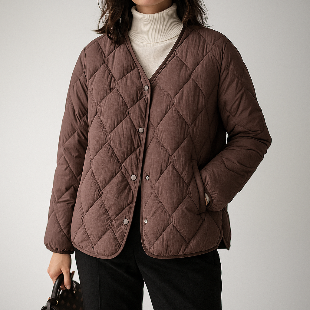 Juliette Women’s Quilted Down Jacket – Lightweight Warmth for Cold Weather