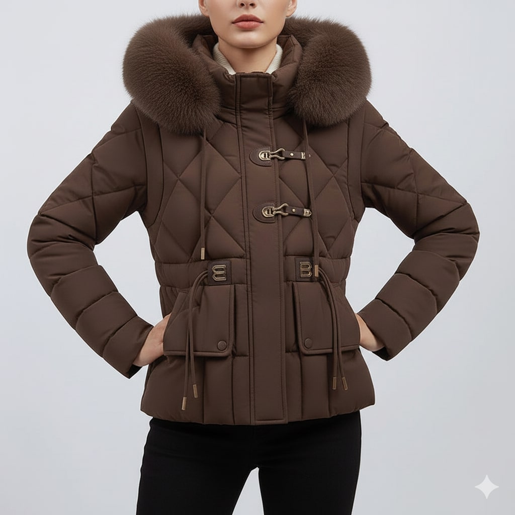 Isla Women's Puffer Jacket – Insulated Thermal Quilted Winter Jacket