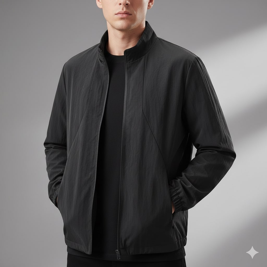 Marco Men’s Lightweight Windbreaker Jacket – Feather-Light Shell Rain Jacket