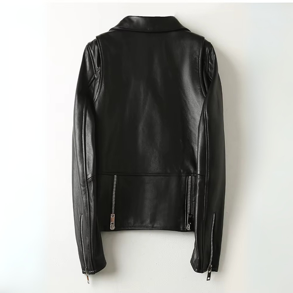 Elin Women’s Leather Jacket – Smooth Leather with Tailored Structured Fit