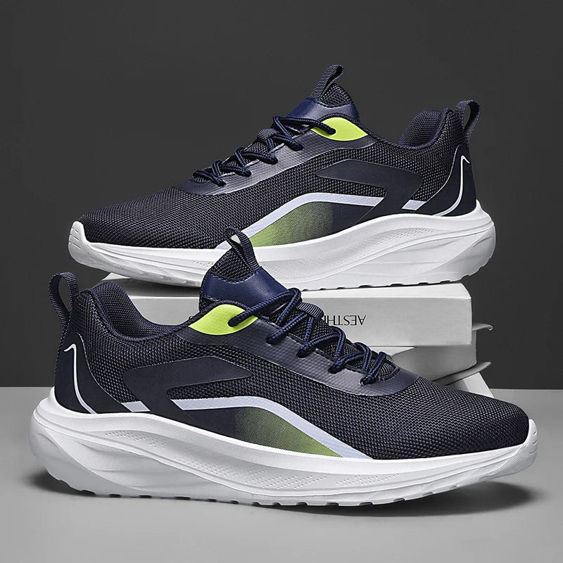 Petar Men’s Running Sneakers – Breathable Mesh Knit Sneaker with Ultra-Light Cushioning