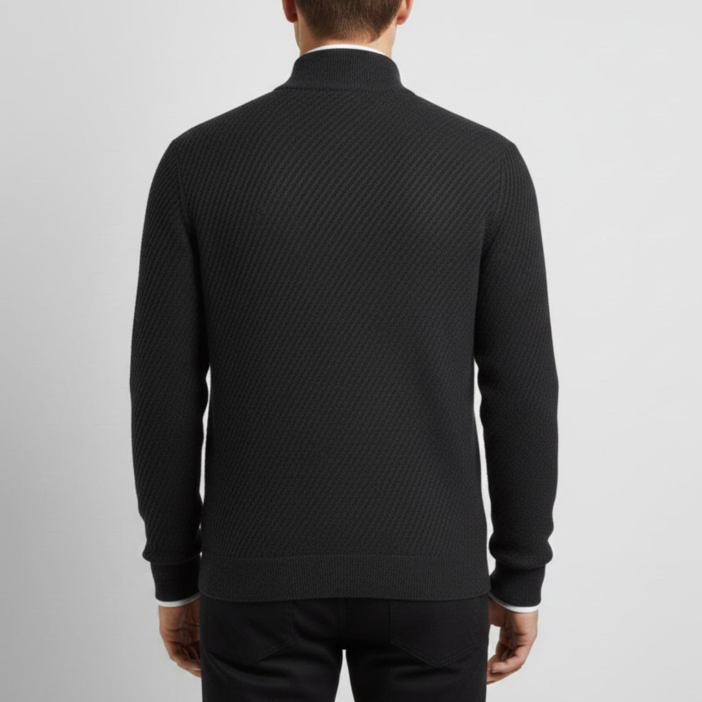 Guillaume Men’s Quarter-Zip Sweater – Soft Knit Pullover with Lightweight Layerable Comfort