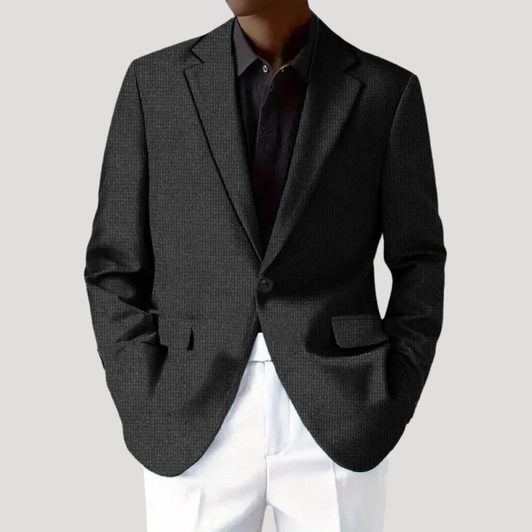 Karim | Men’s Textured Tailored Casual Blazer