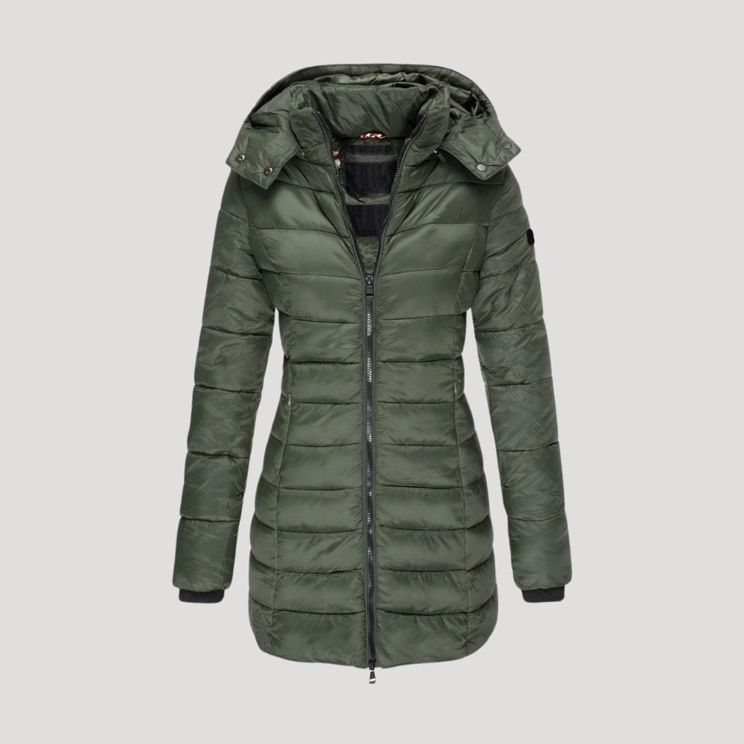Maria | Women’s Hooded Long Puffer Winter Coat
