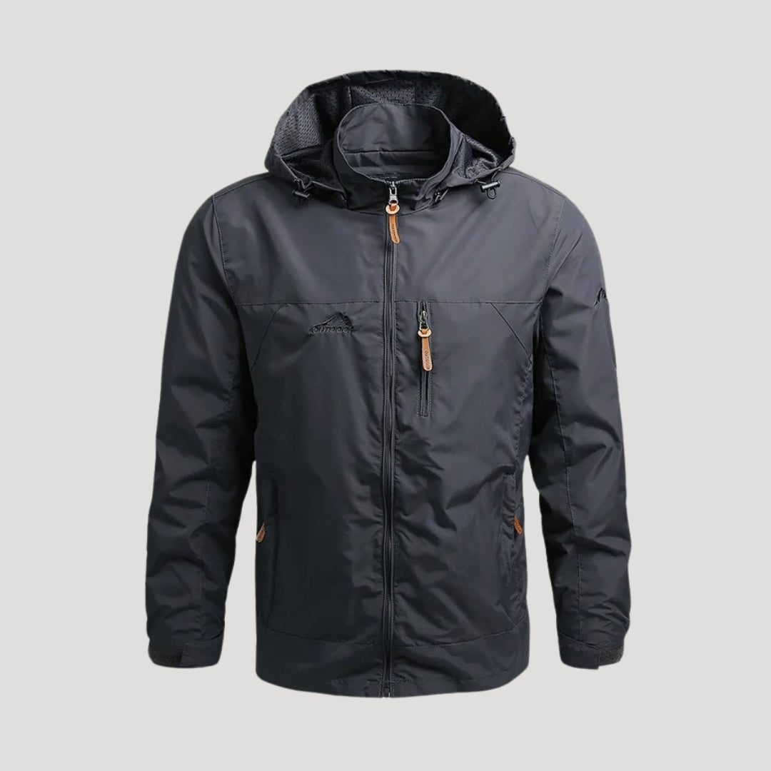 Dario | Men’s Spring Hooded Outdoor Zip Jacket