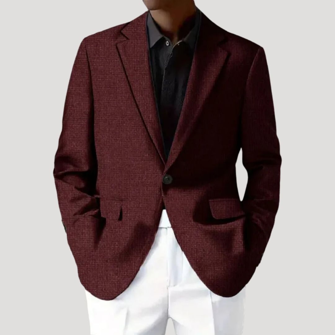 Karim | Men’s Textured Tailored Casual Blazer