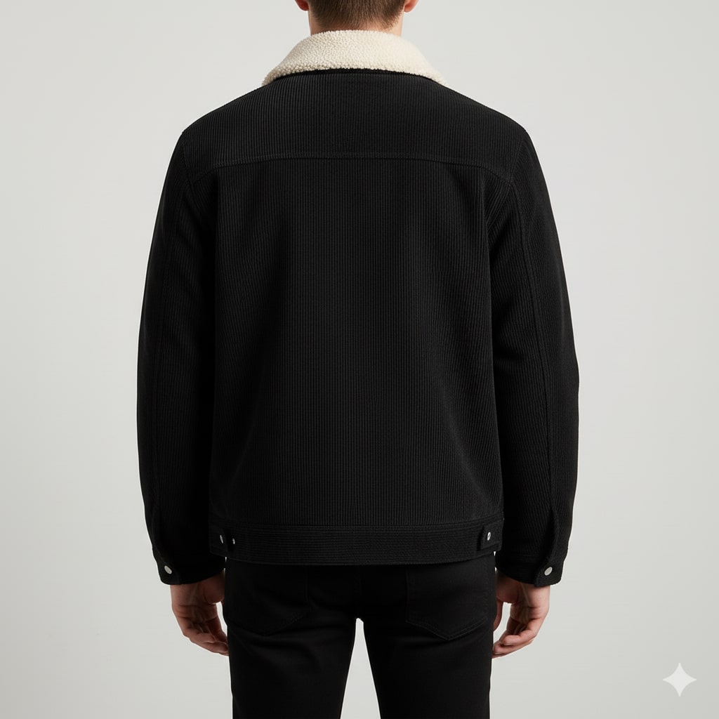 Nicolò Men’s Corduroy Fleece Jacket