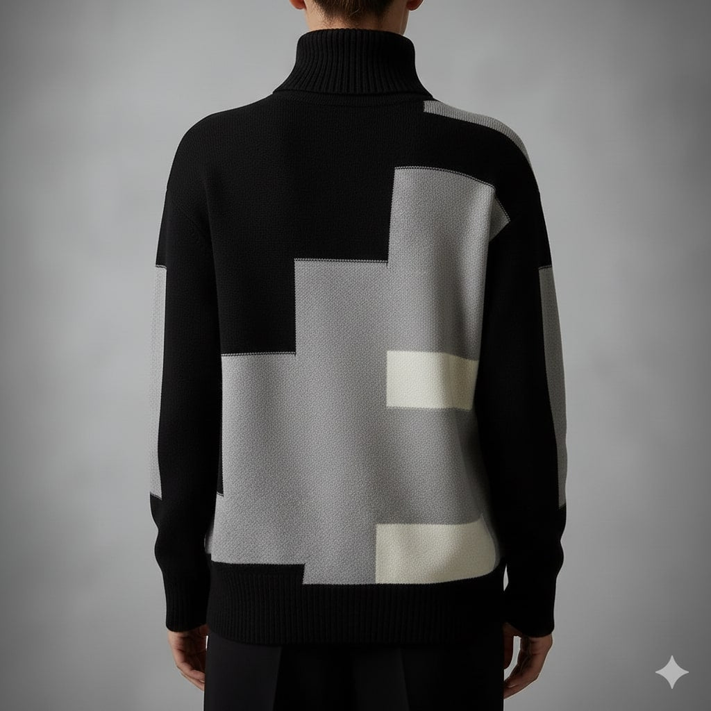 Mélanie Women’s Turtleneck Sweater – Soft Knit Pullover with Warm Ribbed Texture