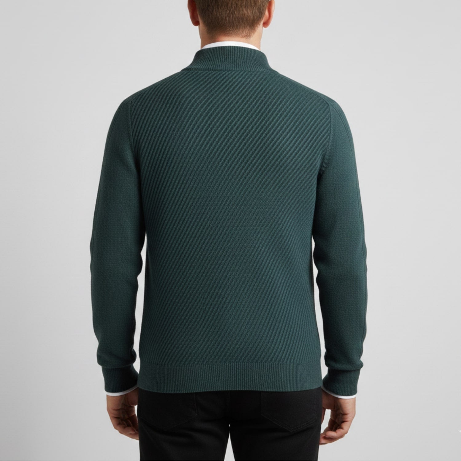Guillaume Men’s Quarter-Zip Sweater – Soft Knit Pullover with Lightweight Layerable Comfort
