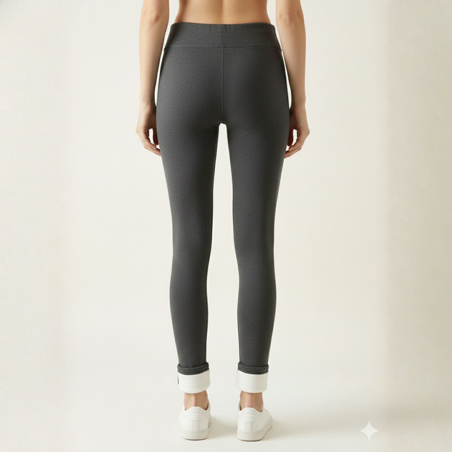 Ivana Women’s Fleece-Lined Leggings – Stretchy Winter Warmth Fleece-Lined Tights