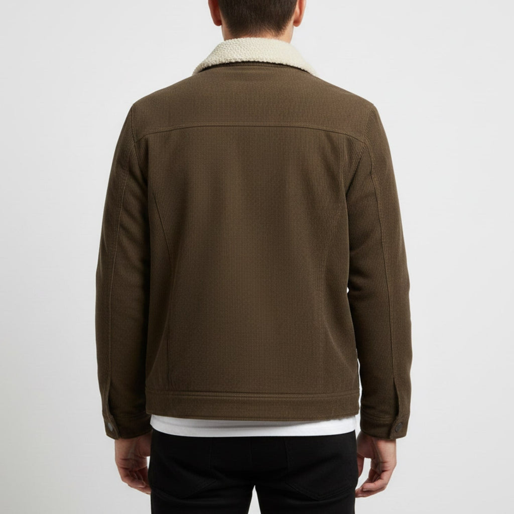 Nicolò Men’s Corduroy Fleece Jacket