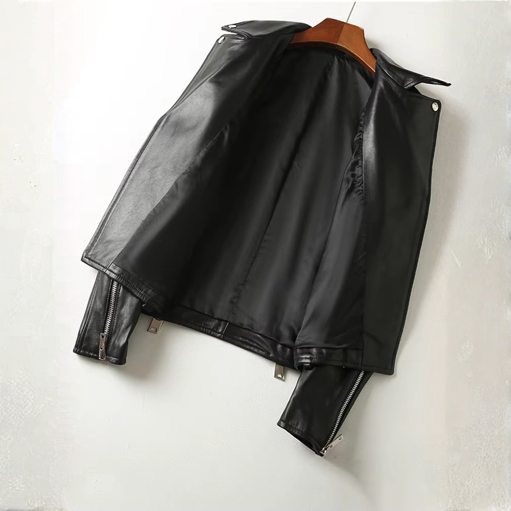 Elin Women’s Leather Jacket – Smooth Leather with Tailored Structured Fit