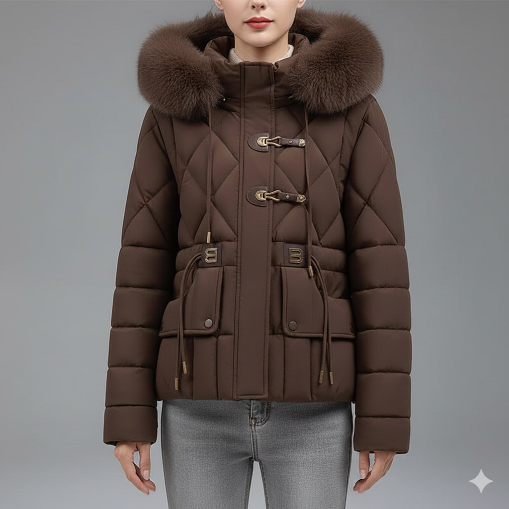 Isla Women's Puffer Jacket – Insulated Thermal Quilted Winter Jacket