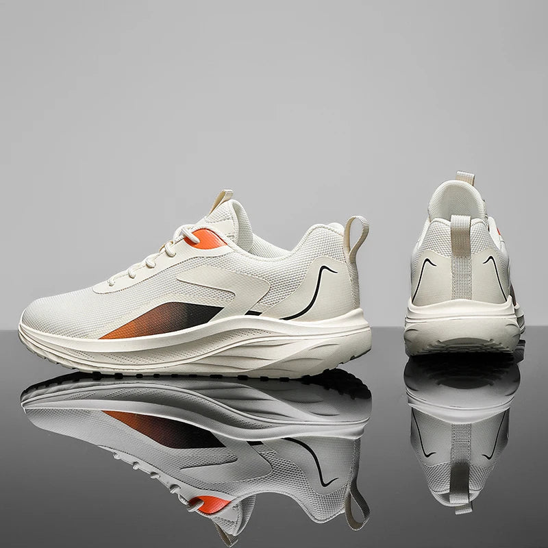 Petar Men’s Running Sneakers – Breathable Mesh Knit Sneaker with Ultra-Light Cushioning