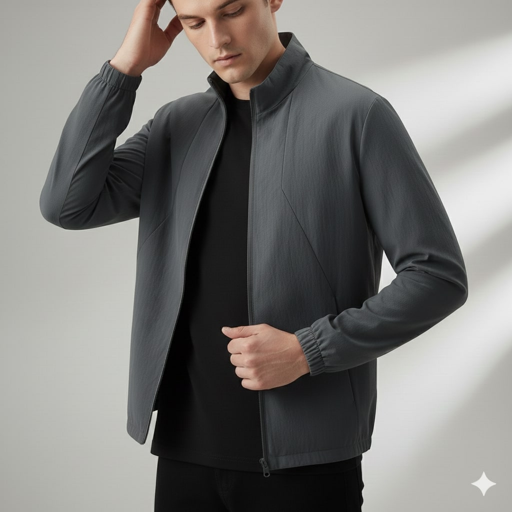 Marco Men’s Lightweight Windbreaker Jacket – Feather-Light Shell Rain Jacket