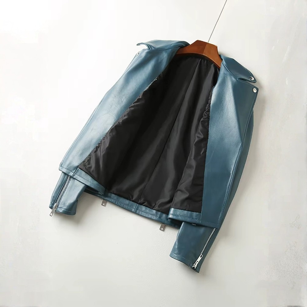 Elin Women’s Leather Jacket – Smooth Leather with Tailored Structured Fit