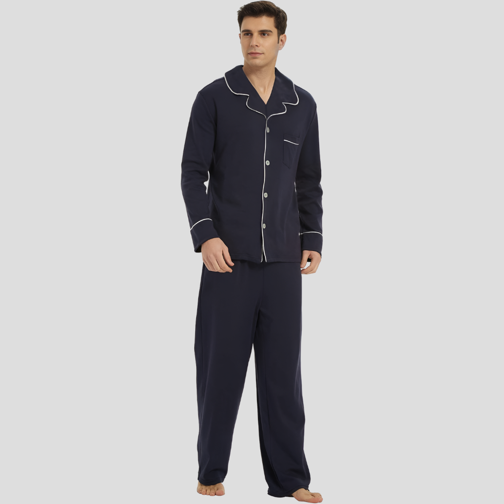 Elias | Men’s Long Sleeve Classic Pajama Set