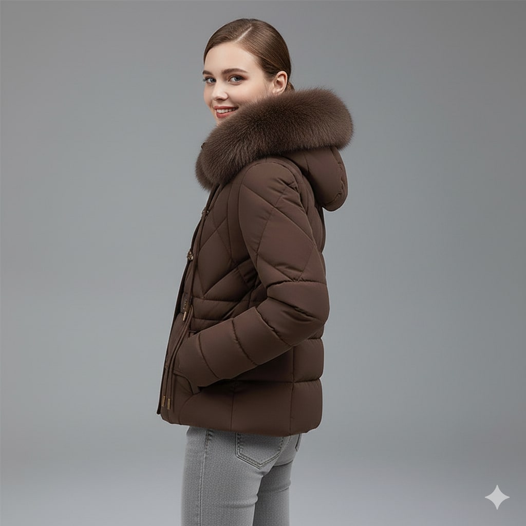 Isla Women's Puffer Jacket – Insulated Thermal Quilted Winter Jacket