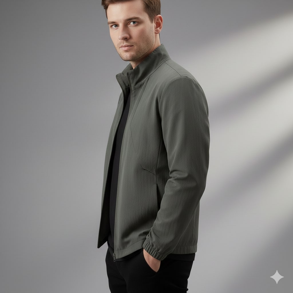 Marco Men’s Lightweight Windbreaker Jacket – Feather-Light Shell Rain Jacket