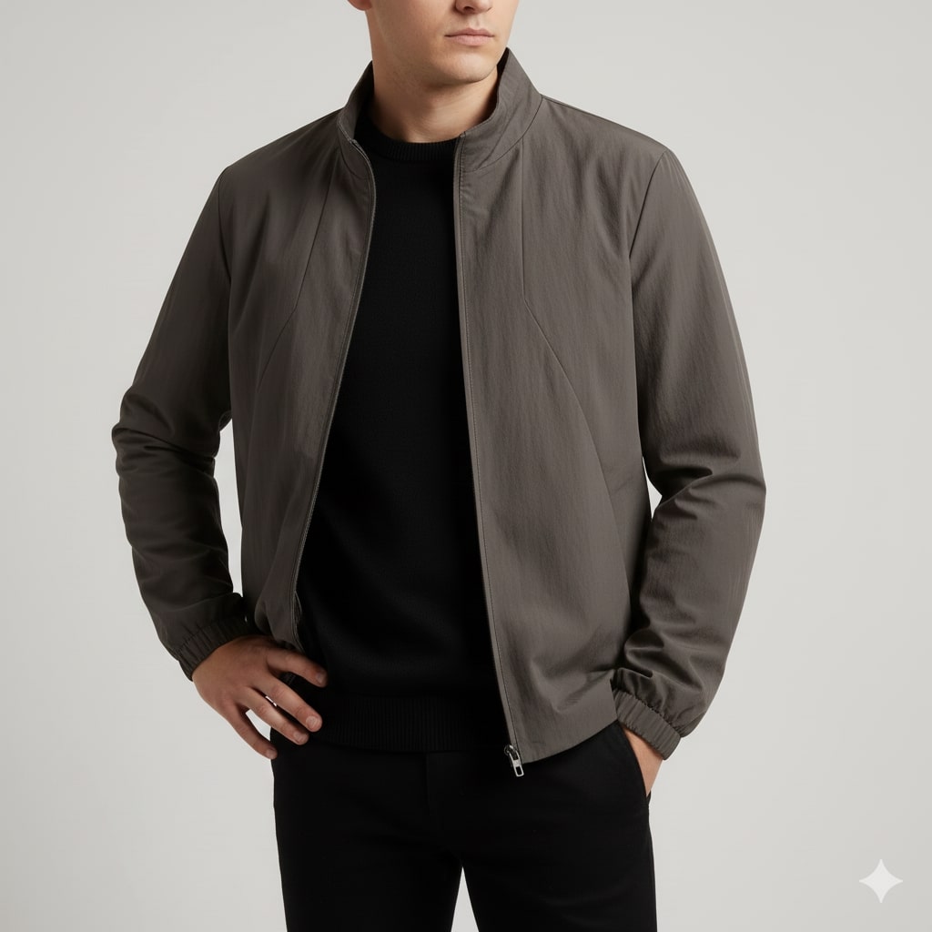 Marco Men’s Lightweight Windbreaker Jacket – Feather-Light Shell Rain Jacket