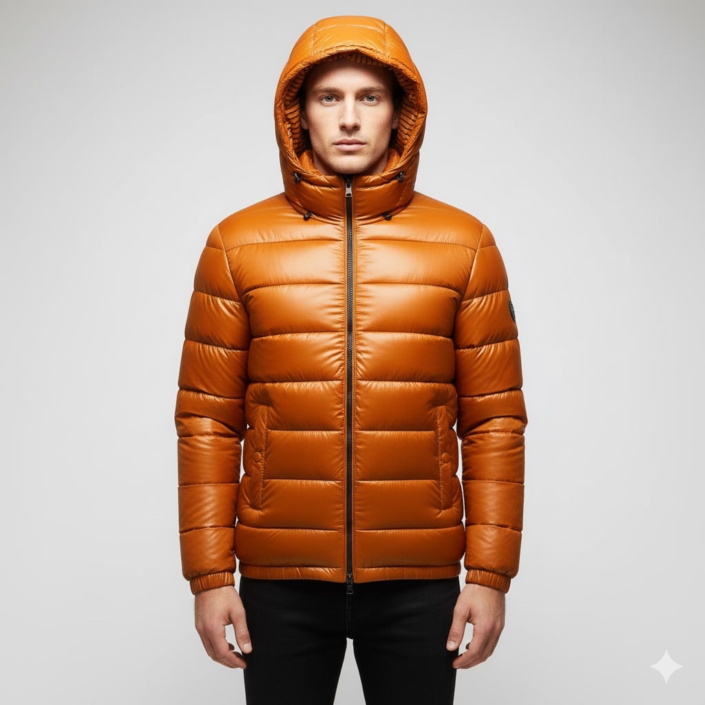Luka Men’s Quilted Jacket – Cotton-Filled Insulated Winter Puffer Jacket