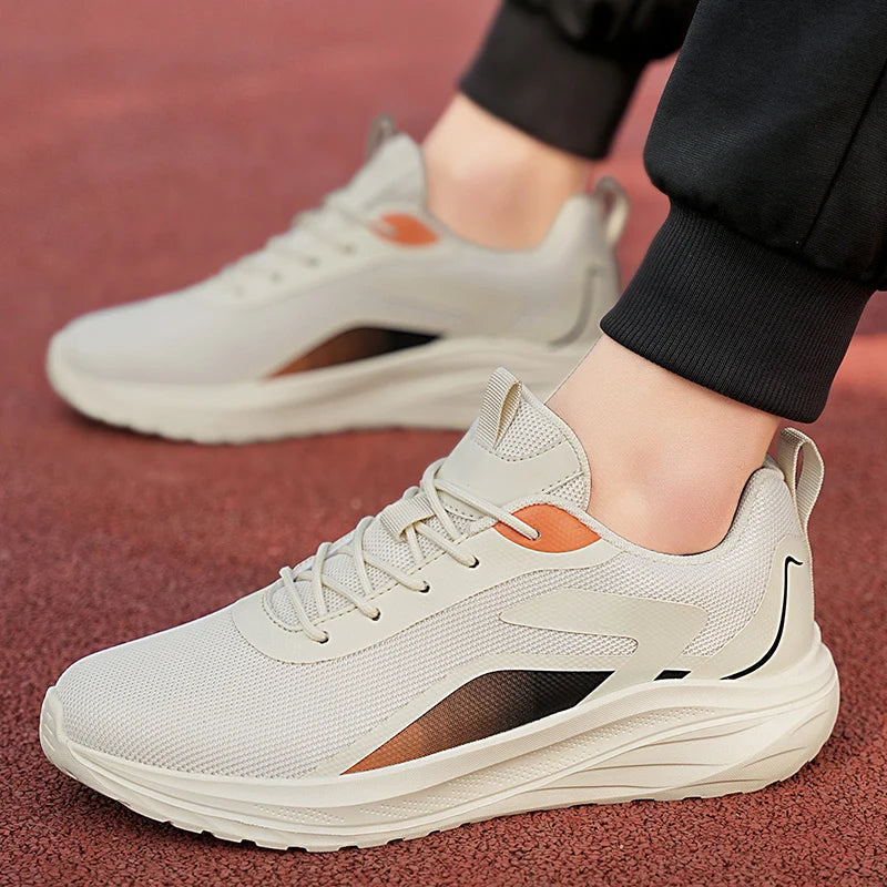 Petar Men’s Running Sneakers – Breathable Mesh Knit Sneaker with Ultra-Light Cushioning