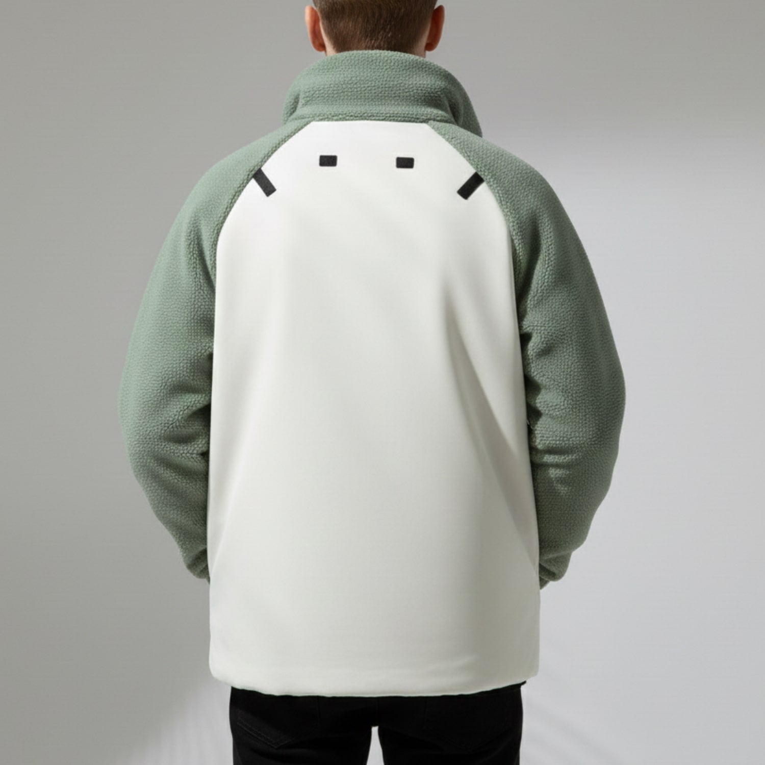 Diego Men’s Fleece Jacket – Hybrid Sherpa Zip Up Jacket