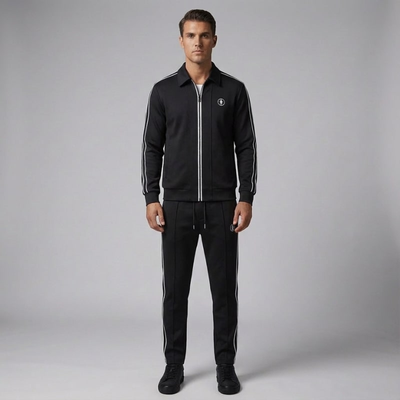 Hunter Men’s Tracksuit Set – Breathable Lightweight Lycra Two-Piece Activewear