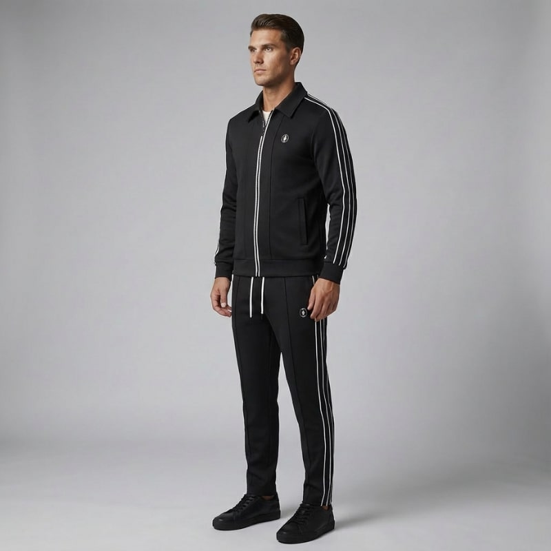 Hunter Men’s Tracksuit Set – Breathable Lightweight Lycra Two-Piece Activewear