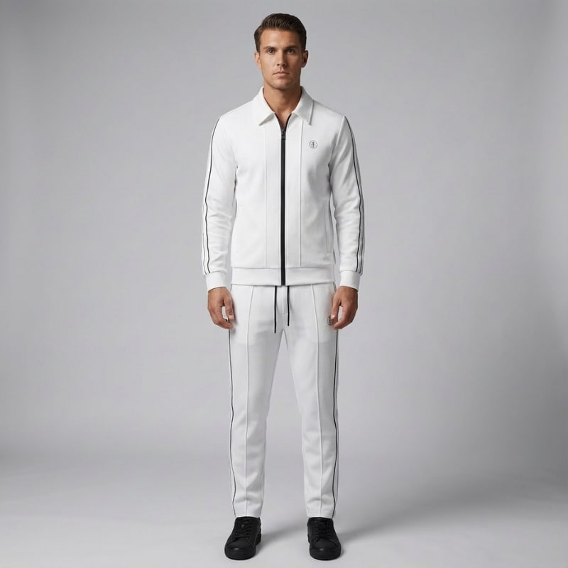 Hunter Men’s Tracksuit Set – Breathable Lightweight Lycra Two-Piece Activewear