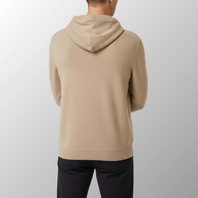 Nabil Men’s Merino Wool Hoodie – Lightweight Warmth with Tailored Fit