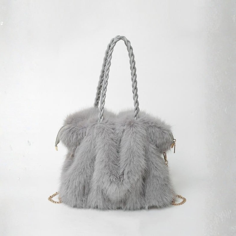 Olivia Women’s Shoulder Tote Bag –  Plush Velvet Lightweight & Timeless Design