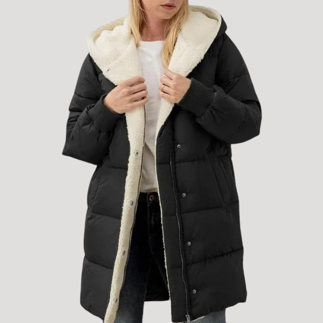 Isabella | Winter Hooded Puffer Coat For Women