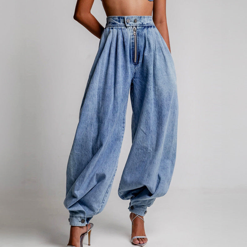 Valentina | Women's High Waist Balloon Jeans