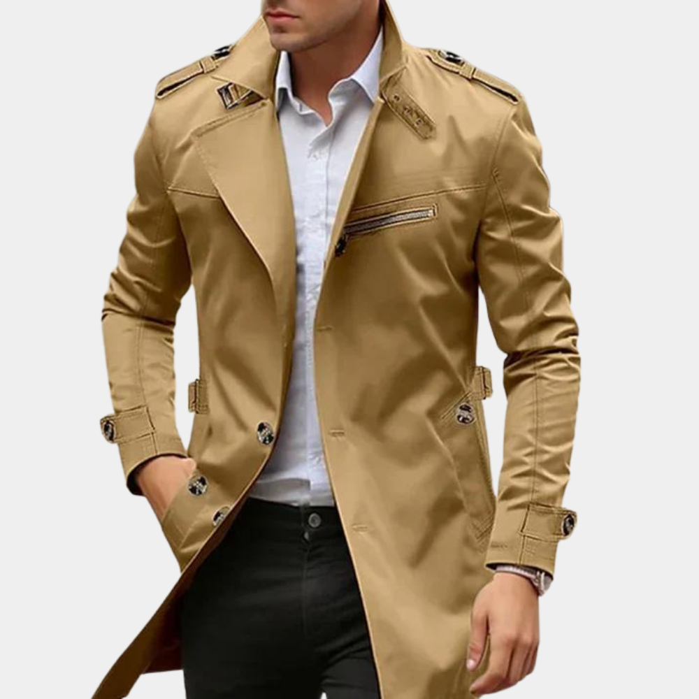 Tristan | Men’s Stylish Trench Coat for Winter