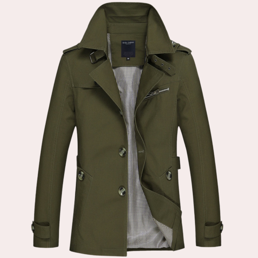 Tristan | Men’s Stylish Trench Coat for Winter