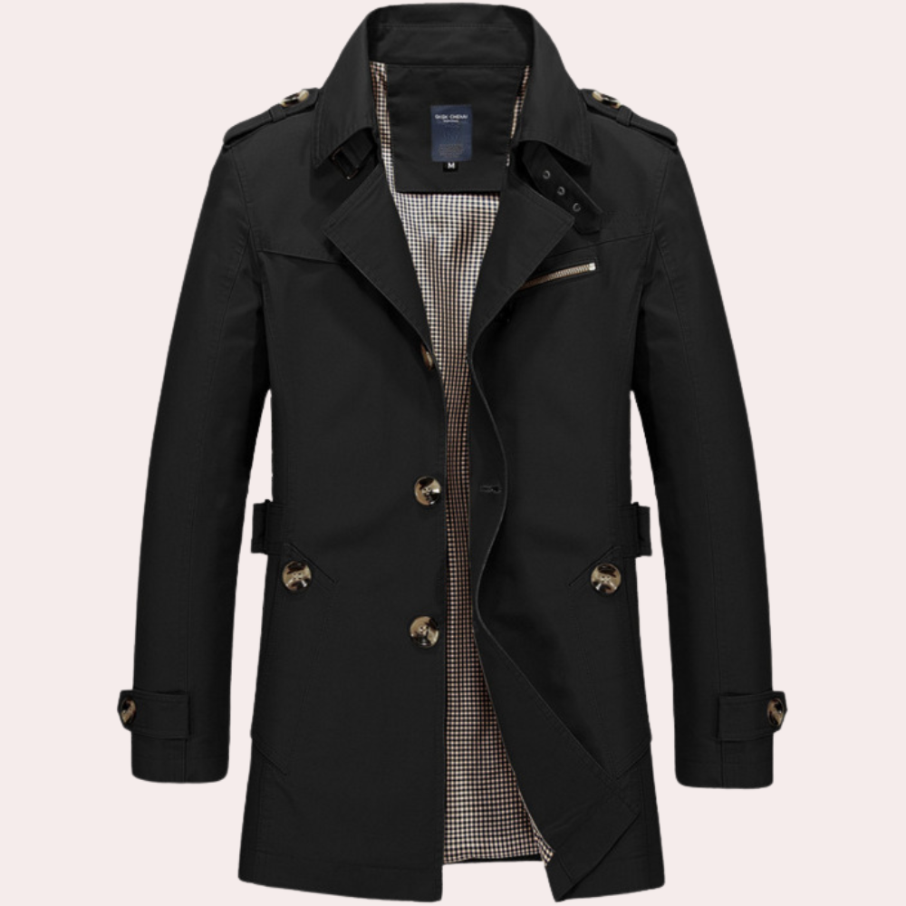Tristan | Men’s Stylish Trench Coat for Winter
