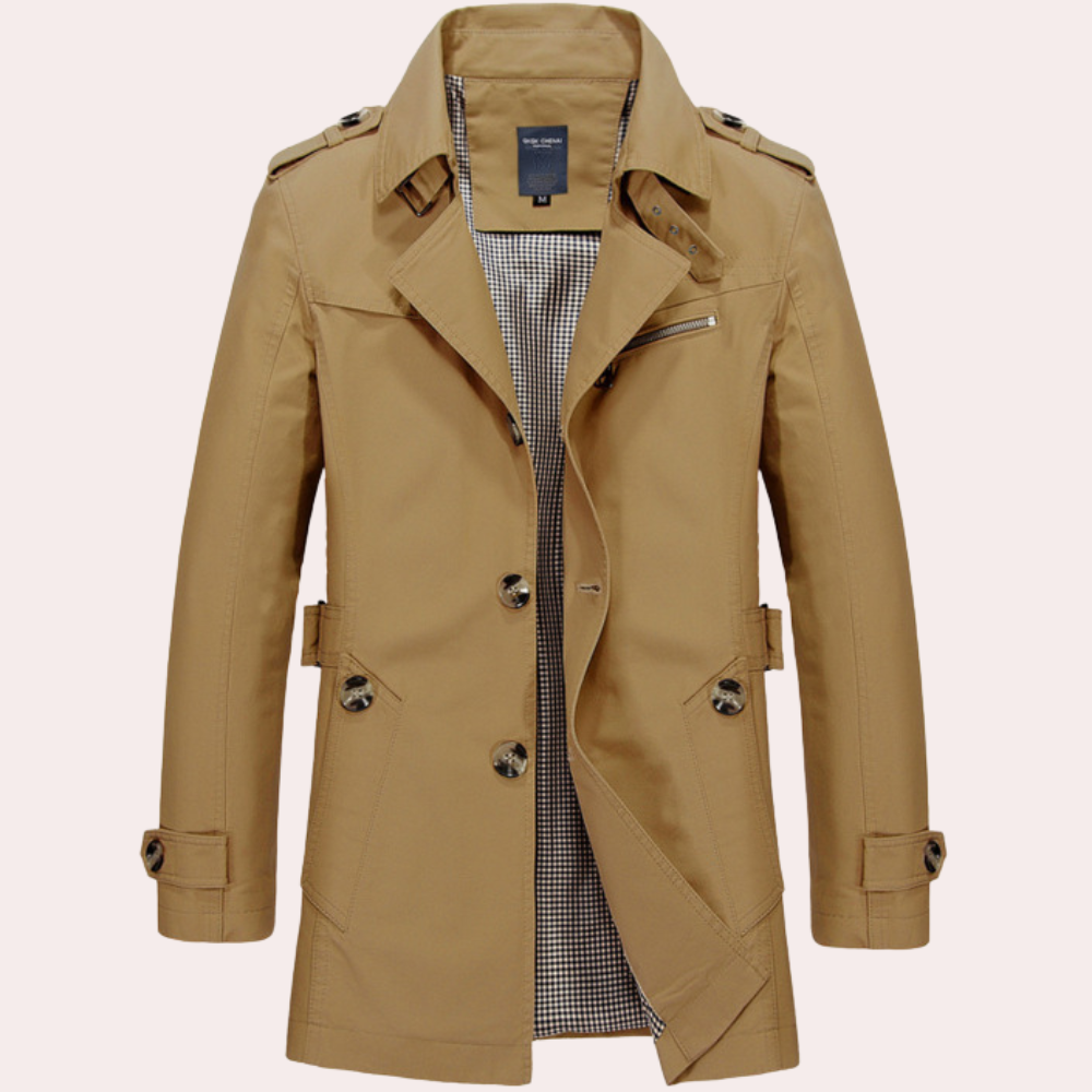 Tristan | Men’s Stylish Trench Coat for Winter